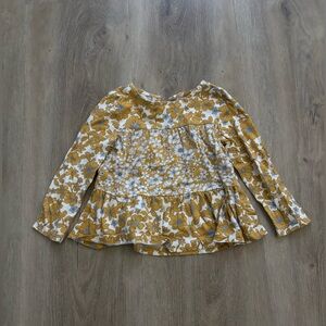 Floral long sleeve shirt flowy top Carter’s 3T